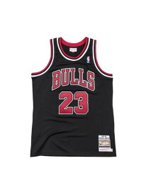 Mitchell & Ness マイケル・ジョーダン ブルズ オルタネイト オーセンティックジャージ 1997-98 CHICAGO BULLS Auth Jersey BLK CBU97- ルーキーユーエスエー トップス その他のトップス ブラック【送料無料】