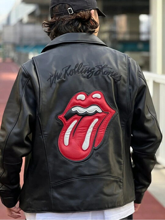 楽天市場】JACKROSE JE×ROLLING STONES LEATHER W RIDERS JKT ジャック 