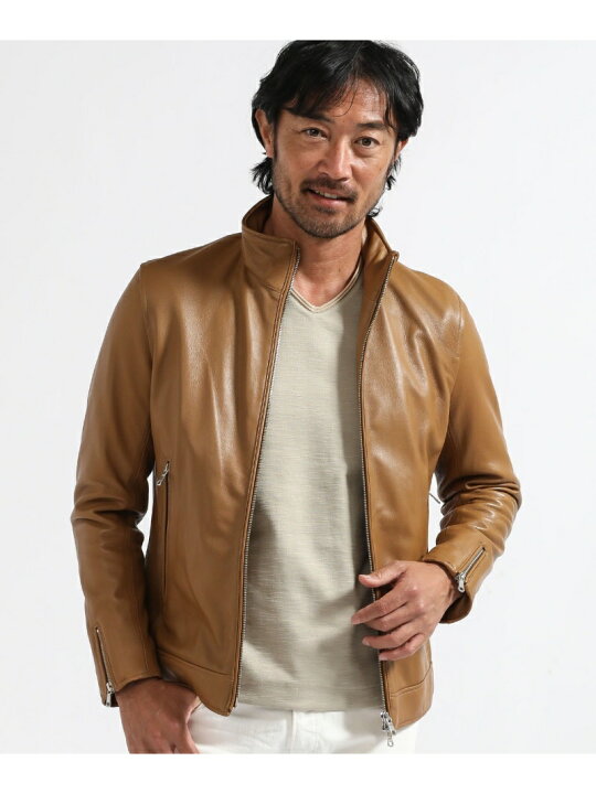 楽天市場】【SALE／25%OFF】TETE HOMME (M)ラムレザーシングル 