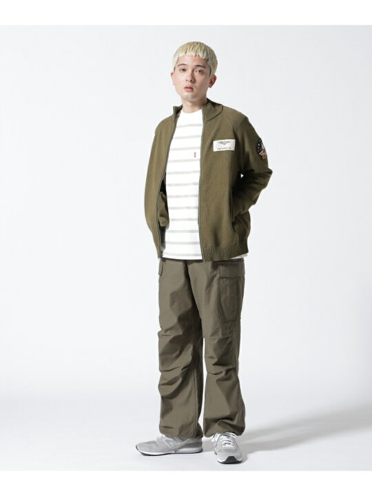 楽天市場】【SALE／50%OFF】AVIREX COTTON STAND ZIP SWEATER TOPGUN 