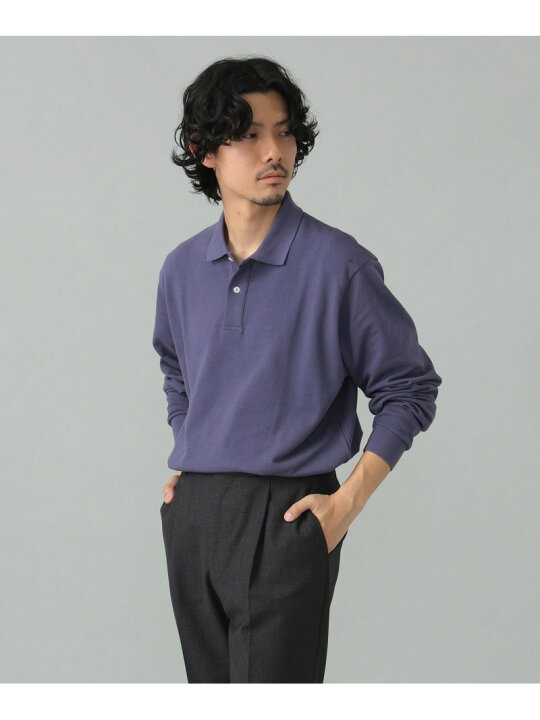 楽天市場】BEAMS F ELACIO / カノコ ロングスリーブ ポロシャツ 