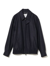 BEAMS F Sealup / ウールフランネル ショートブルゾン ビームス メン ジャケット・アウター ブルゾン・ジャンパー ネイビー【送料無料】