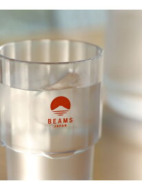 BEAMS JAPAN 【別注】ビームス ジャパン ロゴ トライタン スタッキング タンブラー ビームス ジャパン 食器・調理器具・キッチン用品 その他の食器・調理器具・キッチン用品 オレンジ ブラウン