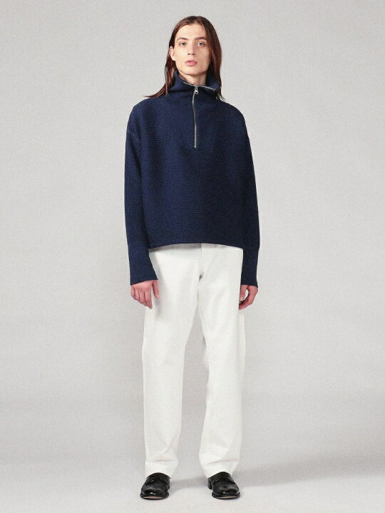GALERIE VIE】ハーフジップ ニットプルオーバー オーバーサイズ 楽天 