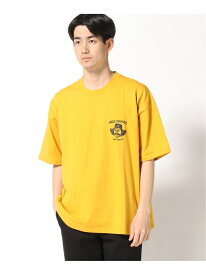 gym master gym master/(U)7.4oz SMILE PARADICE ビッグTee ジムマスター トップス カットソー・Tシャツ ブラック ベージュ ホワイト イエロー グリーン【送料無料】