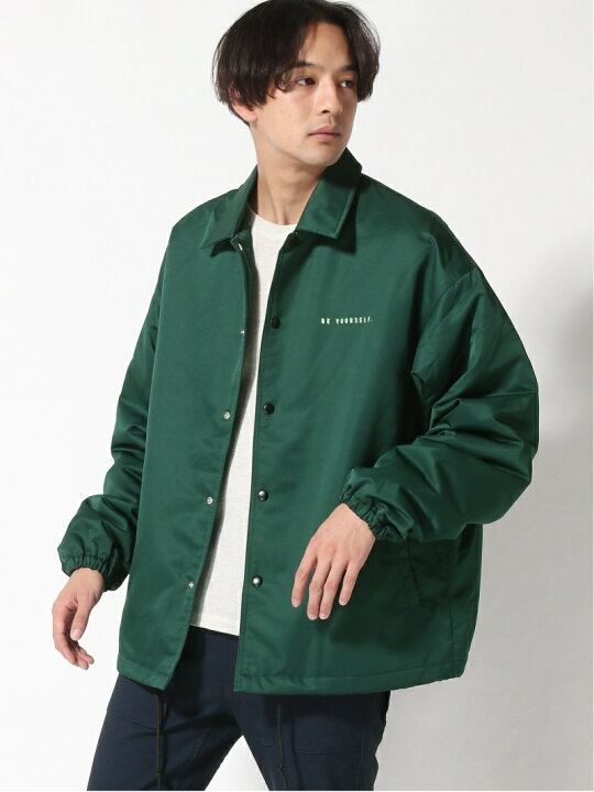 楽天市場 Sale 60 Off メンズwego ロゴbigコーチジャケット ウィゴー ジャケット アウター その他のジャケット アウター ベージュ グリーン ブラック Rba E Rakuten Fashion Men