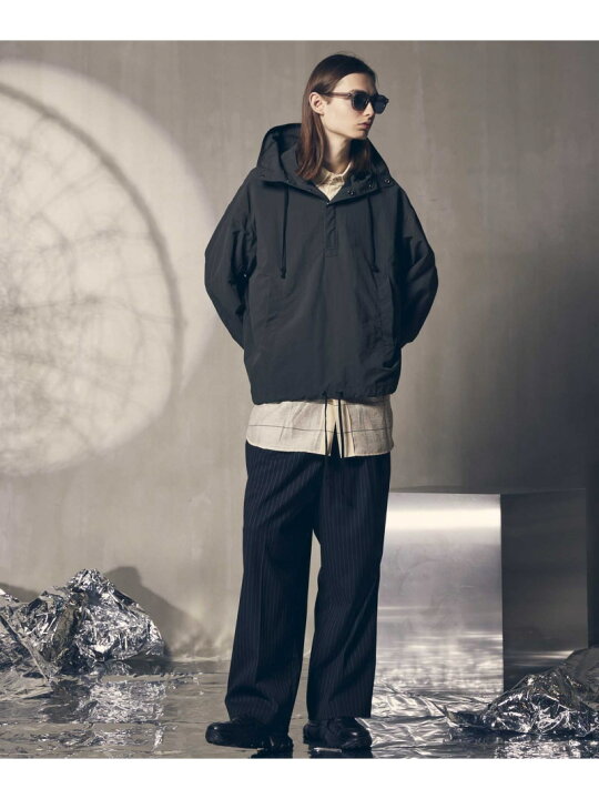 楽天市場】MAISON SPECIAL Washed Nylon Prime-Over Anorak Hoodie 
