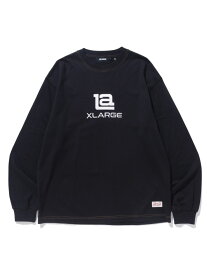 XLARGE CONTRAST STITCH L/S TEE ロンT 長袖 XLARGE エクストララージ トップス カットソー・Tシャツ ブラック グリーン ネイビー【送料無料】