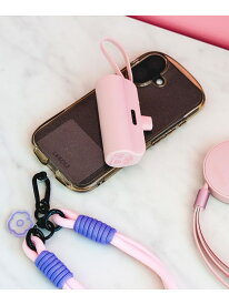 【SALE／24%OFF】LAKOLE モバイルバッテリースタンド ラコレ スマホグッズ・オーディオ機器 モバイルバッテリー・充電器 パープル グリーン ピンク【RBA_E】
