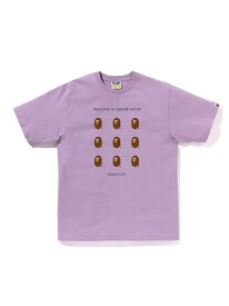 A BATHING APE BAPE.COM TEE ア ベイシング エイプ トップス カットソー・Tシャツ グリーン パープル【送料無料】