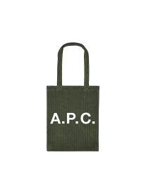 A.P.C. Lou トートバッグ アー・ぺー・セー バッグ トートバッグ ブラック グリーン【送料無料】