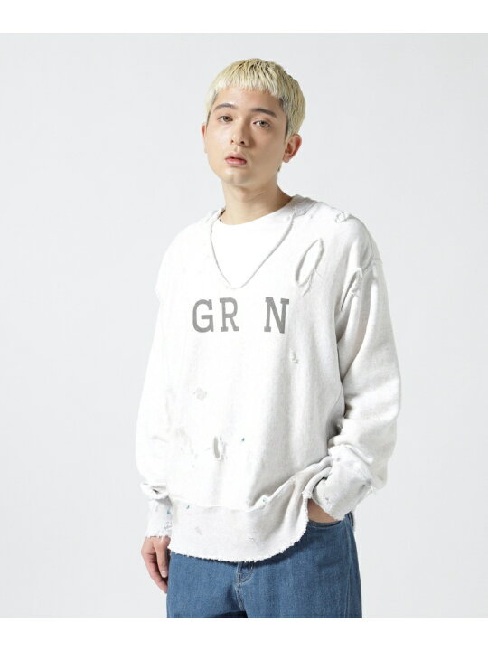 楽天市場】GARDEN TOKYO ANCELLM/アンセルム/GR N CRASH CREWNECK 