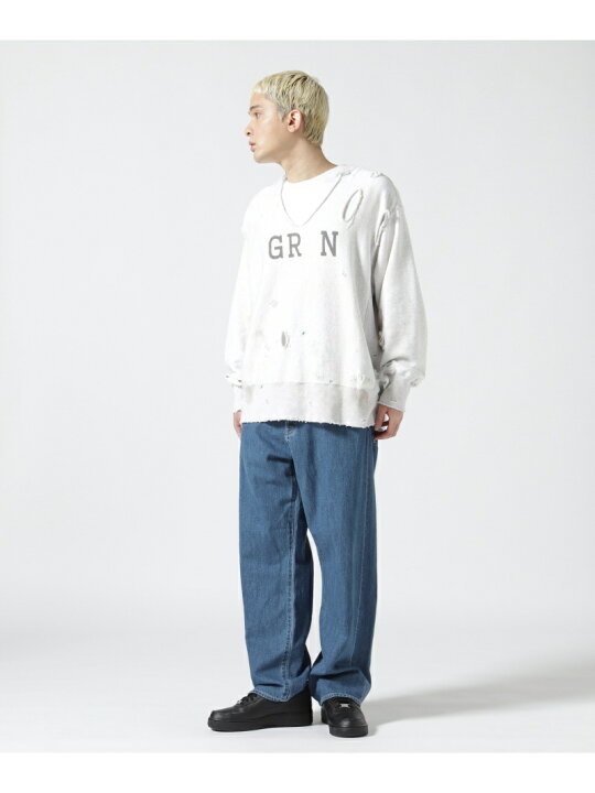 楽天市場】GARDEN TOKYO ANCELLM/アンセルム/GR N CRASH CREWNECK 
