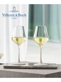 Villeroy & Boch [公式] ビレロイ&ボッホ ワイングラス ペアセット ロックブラン ビレロイアンドボッホ 食器・調理器具・キッチン用品 グラス・マグカップ・タンブラー ホワイト【送料無料】