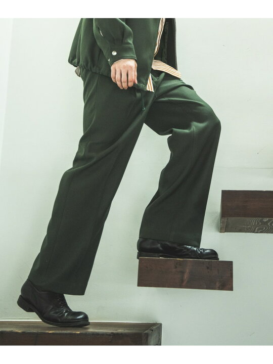 楽天市場】MR.OLIVE RETORO POLYESTER TWILL /EASY TWO PLEATS STA 