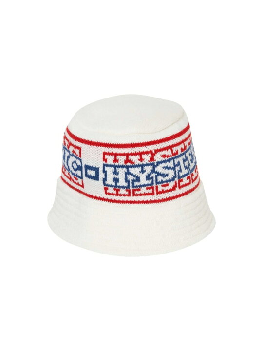 楽天市場】HYSTERIC GLAMOUR STRIPE LOGO ニットバケットハット 