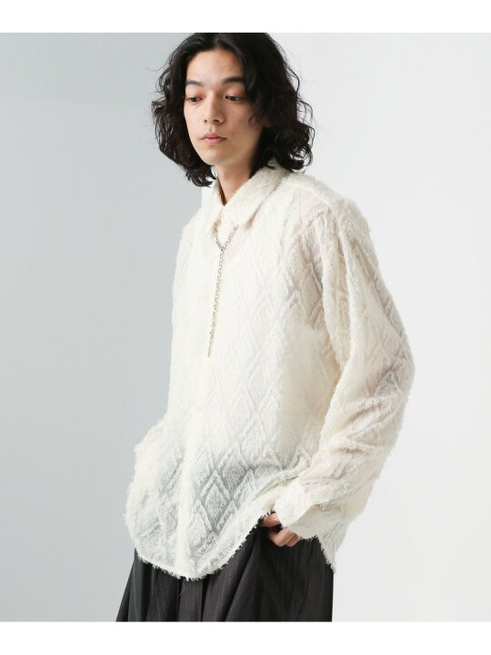 楽天市場】【SALE／28%OFF】HARE シアーシャギージャガードシャツ ハレ 