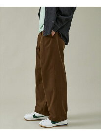 ABAHOUSE LASTWORD 2タック チノワイドパンツ / イージーパンツ【追加生産】【予約】 アバハウス パンツ その他のパンツ ベージュ ブラック ホワイト ブラウン【先行予約】*【送料無料】