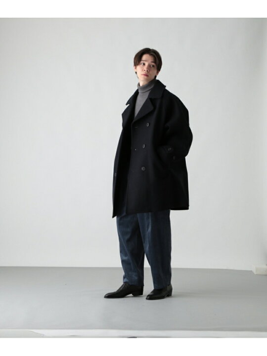 楽天市場 Sale 60 Off Hare M Big Pコート ハレ コート ジャケット ロングコート ネイビー Rba E 送料無料 Rakuten Fashion Men