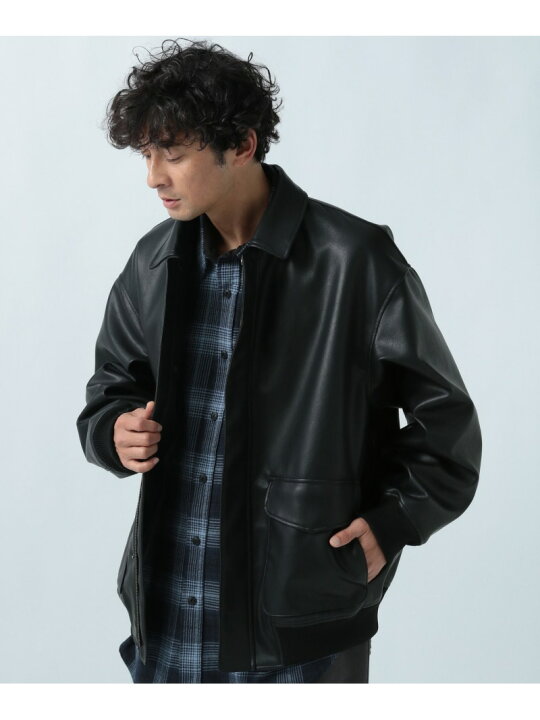 楽天市場】BAYFLOW フェイクレザーA2ジャケット ベイフロー ジャケット 