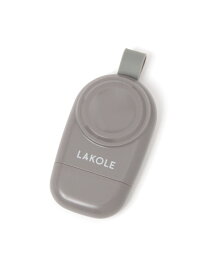 【SALE／37%OFF】LAKOLE Appleウォッチチャージャー ラコレ スマホグッズ・オーディオ機器 モバイルバッテリー・充電器 グレー ベージュ【RBA_E】