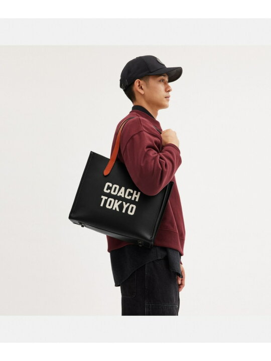 楽天市場】COACH 【公式】リレー トート 34・コーチ グラフィック 