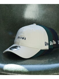 BEAMS NEW ERA * BEAMS / 別注 930 BEAMS Logo Cap 父の日 ビームス メン 帽子 キャップ グレー ブラウン グリーン ネイビー【先行予約】*【送料無料】