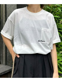 【SALE／10%OFF】CIAOPANIC TYPY 【WILDTHINGS別注】ロゴ刺繍半袖Tシャツ チャオパニックティピー トップス カットソー・Tシャツ ホワイト ネイビー グレー【RBA_E】【先行予約】*