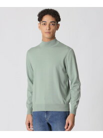 Paul Stuart 【Nikkei magazine掲載】【ウォッシャブル】ハイネックセーター ポール・スチュアート トップス ニット ネイビー グリーン イエロー パープル グレー ホワイト ブラック【送料無料】