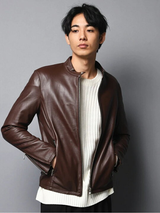 楽天市場】JACKROSE JE LAMB LEATHER EX SINGLE RIDERS ジャックローズ 
