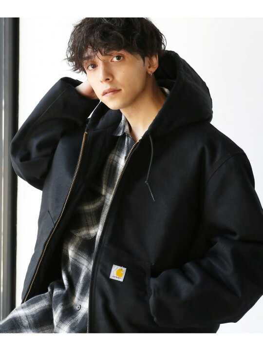 楽天市場】Carhartt ダックキルティングフードジャケットアクティブ 