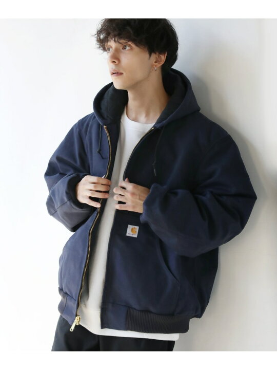 楽天市場】Carhartt ダックキルティングフードジャケットアクティブ 