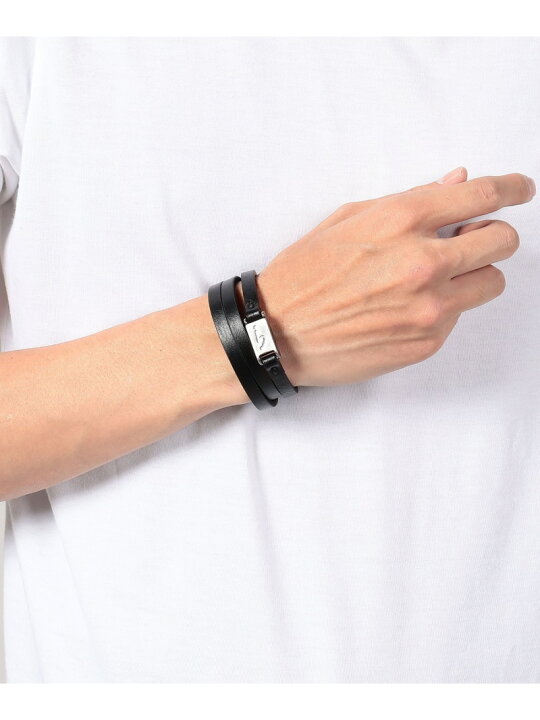 楽天市場】agnes b. CU19 BRACELET ポワンディロニーレザー 