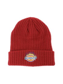 Dickies Dickies/(M)DK EX FIRE LOGO KNIT WATCH ハンドサイン 帽子 ニット帽・ビーニー ネイビー ブラウン ブラック レッド グレー