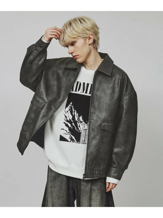 楽天市場】【SALE／50%OFF】tk.TAKEO KIKUCHI A-2シンセティックレザー 