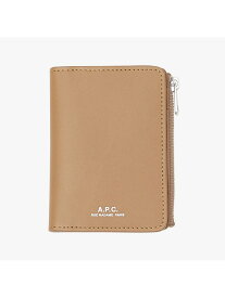 A.P.C. Stefan ジップカードホルダー アー・ぺー・セー 財布・ポーチ・ケース 名刺入れ・カードケース ベージュ【送料無料】