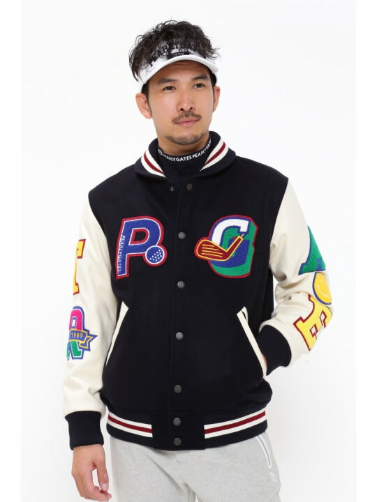 楽天市場】PEARLY GATES スーパー140メルトンカレッジワッペン 