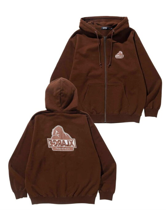 楽天市場】XLARGE BACKSIDE SLANTED OG ZIP HOODED SWEAT パーカー 