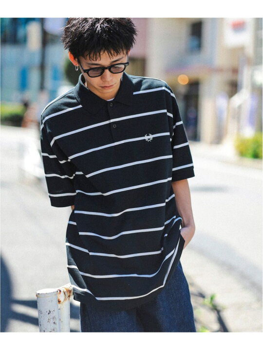 楽天市場】BEAMS FRED PERRY * BEAMS / 別注 ストライプ ポロシャツ 