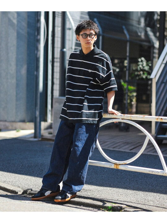 楽天市場】BEAMS FRED PERRY * BEAMS / 別注 ストライプ ポロシャツ 
