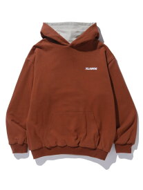 XLARGE REVERSIBLE HOODED SWEATSHIRT パーカー XLARGE エクストララージ トップス パーカー・フーディー ブラック ブラウン グリーン【送料無料】