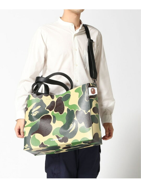 楽天市場】A BATHING APE ABC CAMO BAG L ア ベイシング エイプ バッグ 