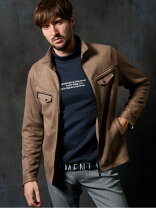 NICOLE CLUB FOR MEN - ニコル ラムレザーライダース風ブルゾン レザージャケット シングルライダースの通販 by m12249864 s shop ニコルクラブフォーメンなら