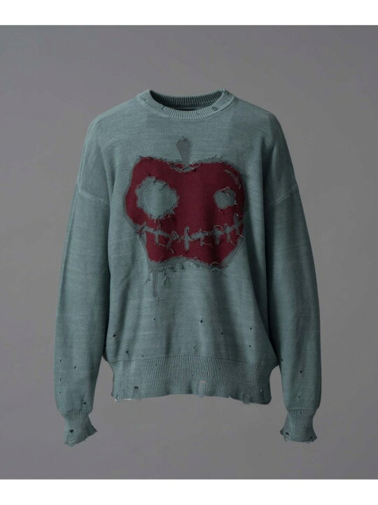 楽天市場】MAISON SPECIAL 「Halloween Apple」 Pigment Dyed Intarsia 
