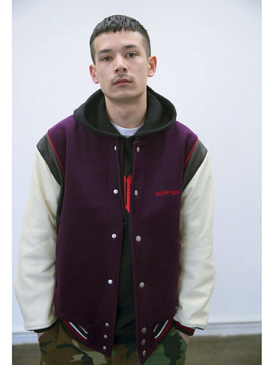 楽天市場】【SALE／68%OFF】BAL FNM VARSITY JACKET バル ジャケット 