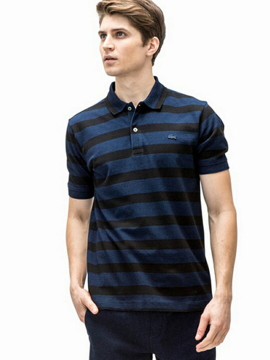 楽天市場】【SALE／30%OFF】LACOSTE (M)インディゴ染めボーダー 