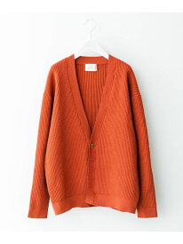 【SALE／50%OFF】Sonny Label ウォッシャブルワッフルニットカーディガン サニーレーベル トップス カーディガン グレー ネイビー ブラック オレンジ【RBA_E】