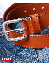 【SALE／5%OFF】Levi's リーバイス ベルト メンズ 本革 レザー ブランド カジュアル 牛革 マルカワ ファッション雑貨 ベルト ブラウン ブラック【RBA_E】