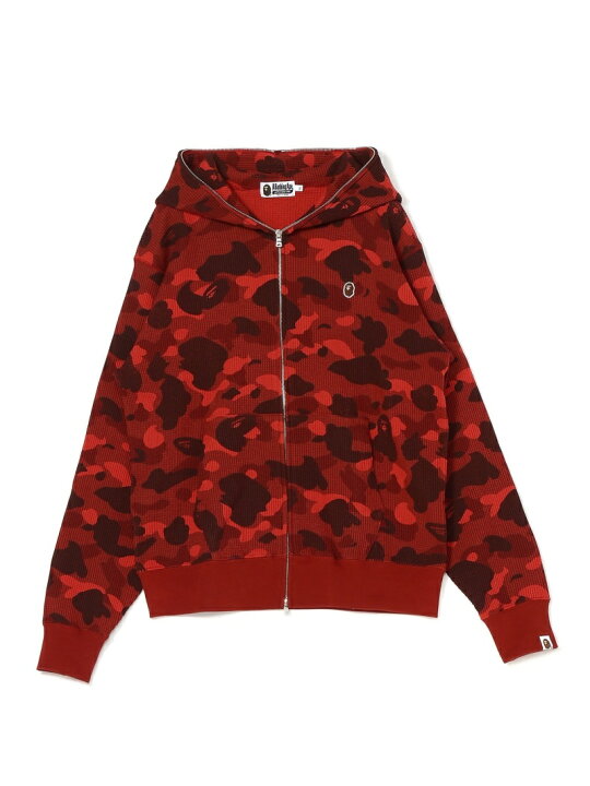 楽天市場】A BATHING APE COLOR CAMO THERMAL FULL ZIP HOODIE M ア 