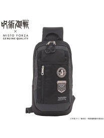 Misto Forza 【Misto Forza】呪術廻戦コラボ ワッペンモデル One Shoulder ロワード バッグ ショルダーバッグ ブラック【送料無料】